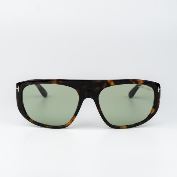 Tom Ford EDWARD-02 Women Sunglasses Havana Green Photochromic Aviator FT1002/S - Picture 1 of 12